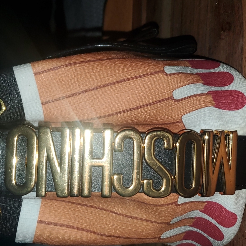 Moschino bucket style purse
